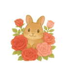 うさぎとお花のやさしい気持ち（個別スタンプ：40）