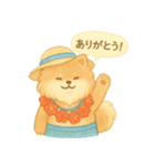 ぽめのふわふわ夏スタンプ（個別スタンプ：2）