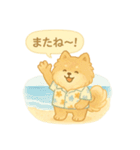 ぽめのふわふわ夏スタンプ（個別スタンプ：6）