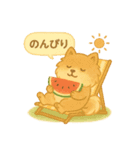 ぽめのふわふわ夏スタンプ（個別スタンプ：17）