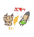 きちゅねと友達（個別スタンプ：5）
