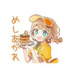 ウェイトレスの飯テロ★食欲爆発（個別スタンプ：4）