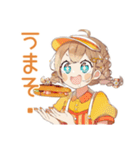 ウェイトレスの飯テロ★食欲爆発（個別スタンプ：8）