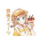 ウェイトレスの飯テロ★食欲爆発（個別スタンプ：32）