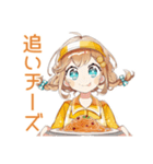 ウェイトレスの飯テロ★食欲爆発（個別スタンプ：33）