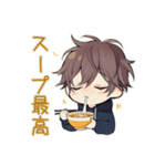 ちびパーカーくん★ラーメン実況（個別スタンプ：5）