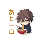 ちびパーカーくん★ラーメン実況（個別スタンプ：9）