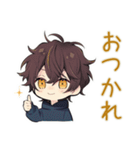 ちびパーカーくん★ラーメン実況（個別スタンプ：12）