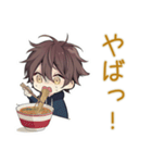 ちびパーカーくん★ラーメン実況（個別スタンプ：24）