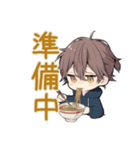 ちびパーカーくん★ラーメン実況（個別スタンプ：37）