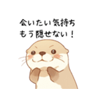 わがまま甘えたいカワウソ3[構って/寂しい]（個別スタンプ：8）