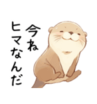 わがまま甘えたいカワウソ3[構って/寂しい]（個別スタンプ：27）