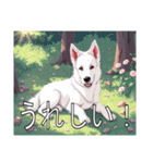 ホワイトスイスシェパードドッグ（個別スタンプ：21）
