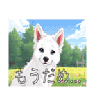 ホワイトスイスシェパードドッグ（個別スタンプ：28）