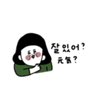 大人女子たちと韓国語＋日本語。（個別スタンプ：25）