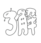 ( ¨̮ ) 連絡する時に使えるまるへた（個別スタンプ：9）