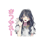 おしゃれJKのバレーボール部♡（個別スタンプ：2）