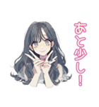 おしゃれJKのバレーボール部♡（個別スタンプ：35）