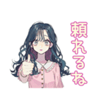 おしゃれJKのバレーボール部♡（個別スタンプ：38）
