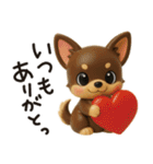 チワワたん✿3Dちびドール（個別スタンプ：5）