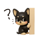 チワワたん✿3Dちびドール（個別スタンプ：34）
