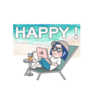 自分研究会(ベッキー＆ニキ)（個別スタンプ：7）