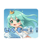 ちょっとした遊びみなみちゃん（個別スタンプ：6）