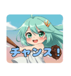 ちょっとした遊びみなみちゃん（個別スタンプ：7）