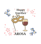 ワイン好き✩ママとちぃママ✩バレリーナ（個別スタンプ：14）