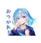 女子高生の演劇部★日常（個別スタンプ：7）