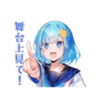 女子高生の演劇部★日常（個別スタンプ：19）