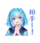 女子高生の演劇部★日常（個別スタンプ：40）