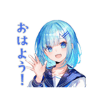 キラキラ★女子高生のバド部（個別スタンプ：2）
