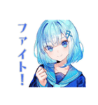 キラキラ★女子高生のバド部（個別スタンプ：8）