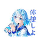 キラキラ★女子高生のバド部（個別スタンプ：24）