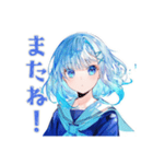 キラキラ★女子高生のバド部（個別スタンプ：32）