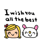 nenerin日常会話スタンプ355英語気遣い（個別スタンプ：8）