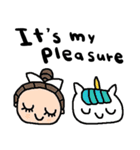 nenerin日常会話スタンプ355英語気遣い（個別スタンプ：27）