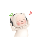 【毎日】クマタオル【送りやすい】（個別スタンプ：14）