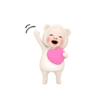 【毎日】クマタオル【送りやすい】（個別スタンプ：24）