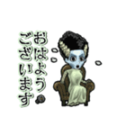 アンデッド動く⚰️フランケンの花嫁（個別スタンプ：5）