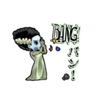 アンデッド動く⚰️フランケンの花嫁（個別スタンプ：7）