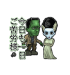 アンデッド動く⚰️フランケンの花嫁（個別スタンプ：12）