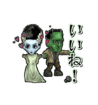 アンデッド動く⚰️フランケンの花嫁（個別スタンプ：17）