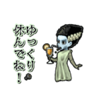 アンデッド動く⚰️フランケンの花嫁（個別スタンプ：19）