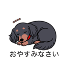 名前入りダックスロングブラタン（個別スタンプ：9）