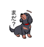 名前入りダックスロングブラタン（個別スタンプ：20）