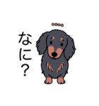 名前入りダックスロングブラタン（個別スタンプ：22）