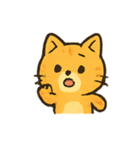 オレンジ猫のにぎやか日常（個別スタンプ：2）