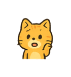 オレンジ猫のにぎやか日常（個別スタンプ：3）